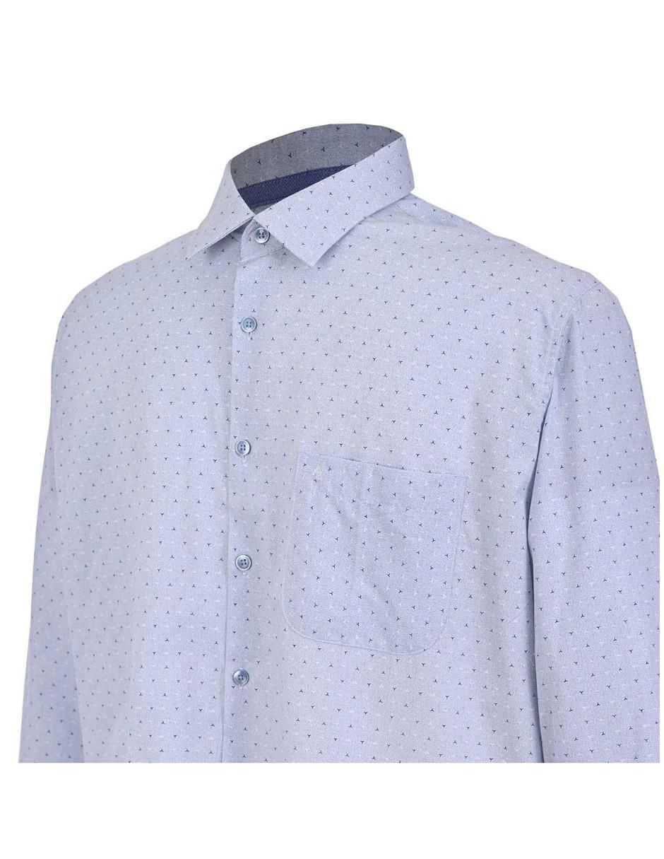 Camisa casual de algodón manga larga para hombre 4