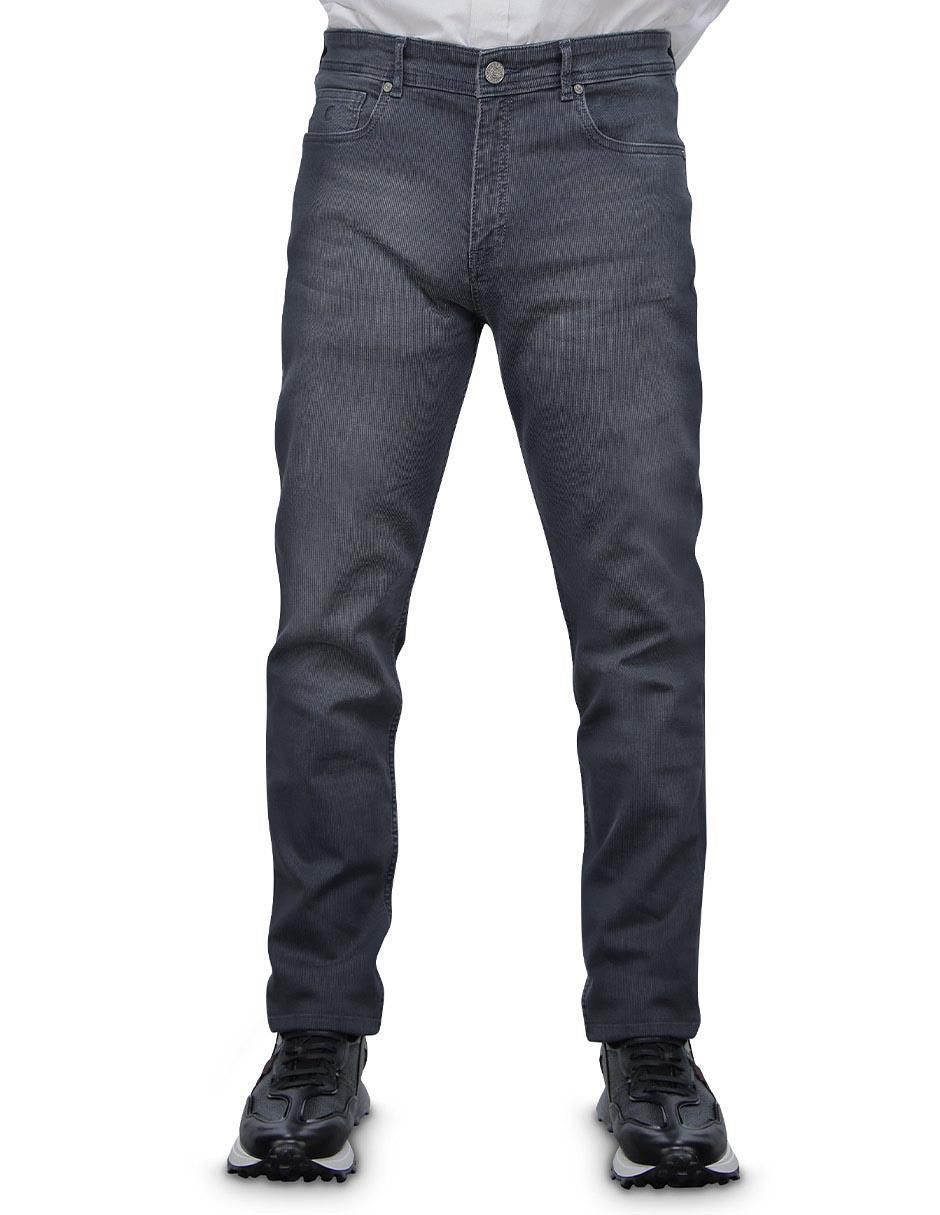 Jeans straight J230141 deslavado para hombre