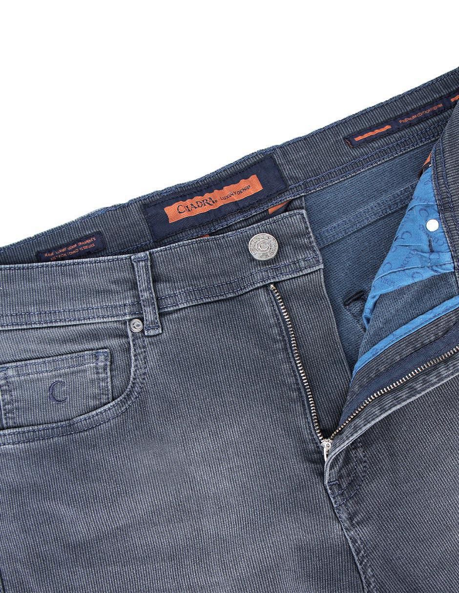 Jeans straight J230141 deslavado para hombre