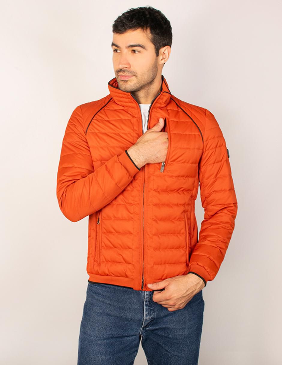 Chamarra acolchada capitonada para hombre 1