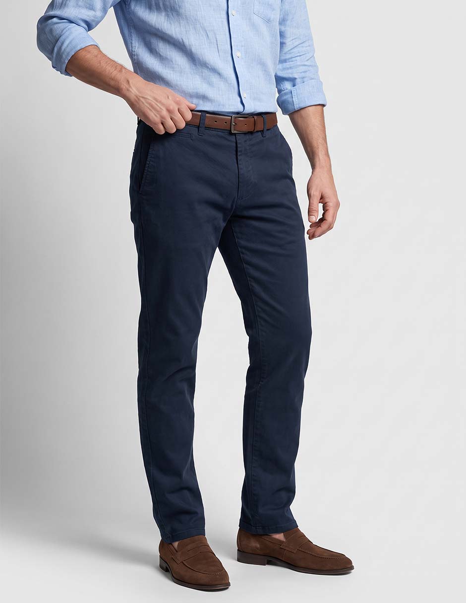Pantalón regular de algodón para hombre Pantalón regular de algodón para hombre