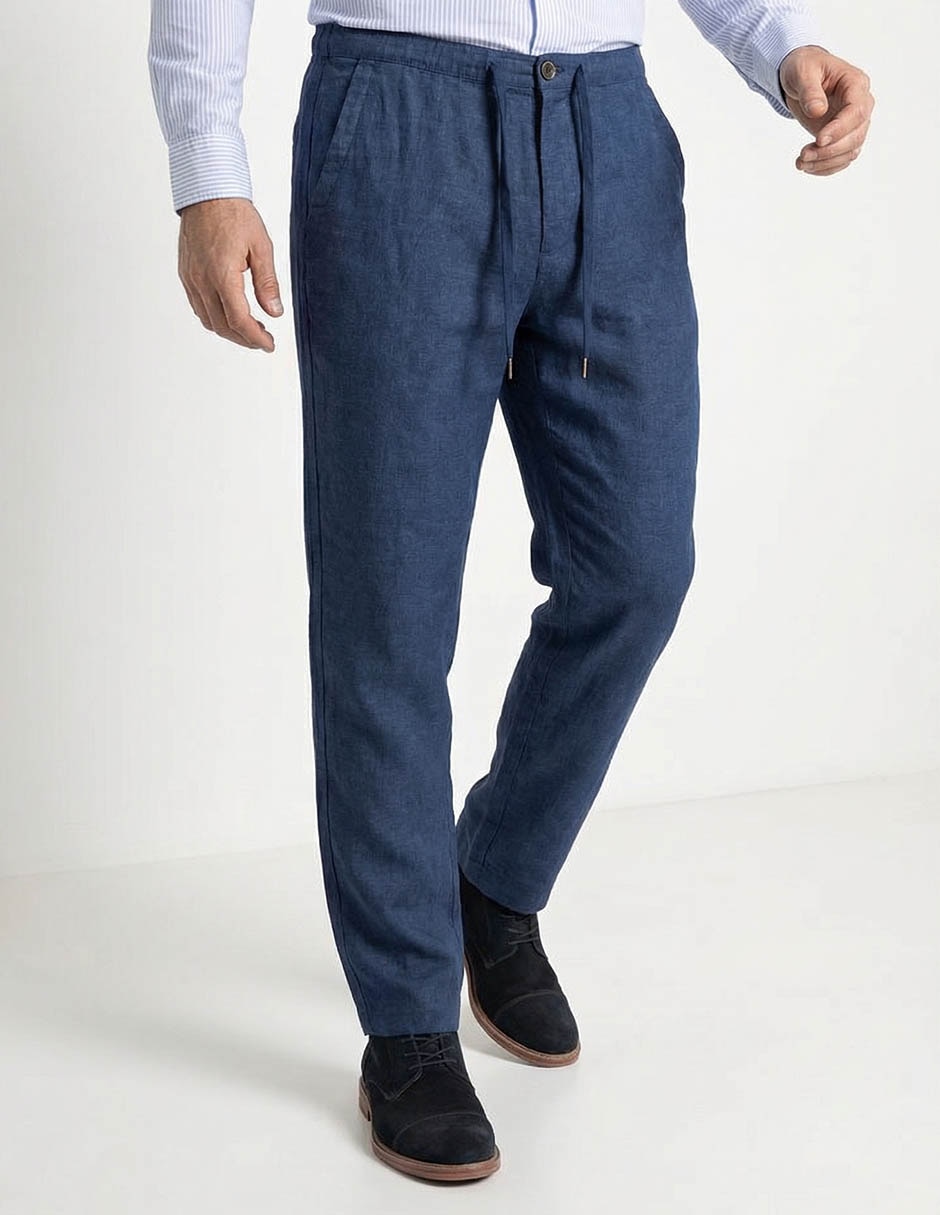 Pantalón slim de algodón para hombre Pantalón slim de algodón para hombre