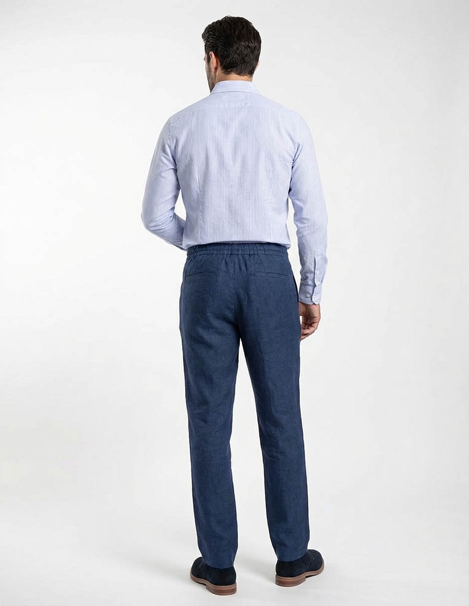 Pantalón slim de algodón para hombre 2