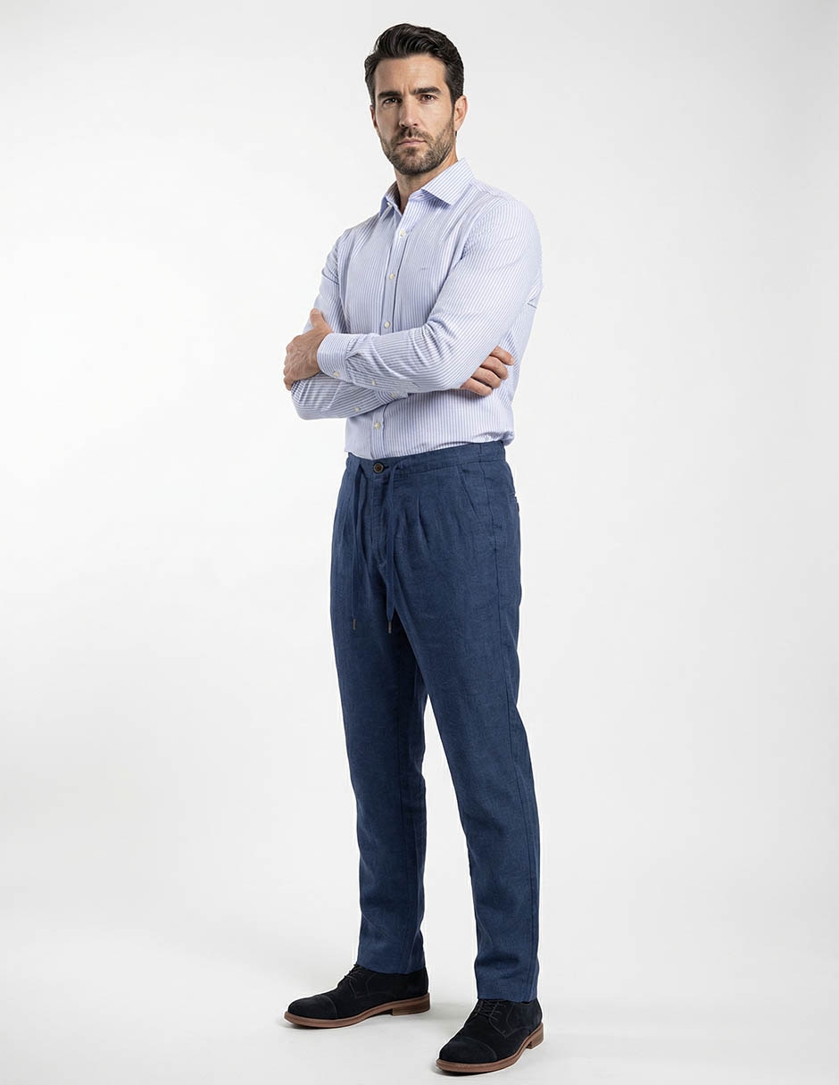 Pantalón slim de algodón para hombre 3