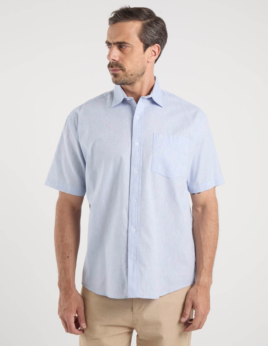 Camisa casual Costavana manga corta para hombre