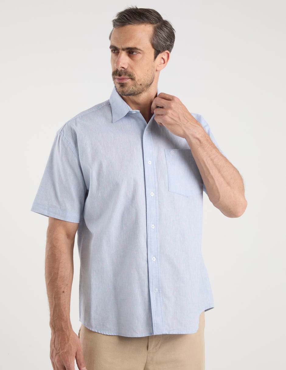 Camisa casual Costavana manga corta para hombre