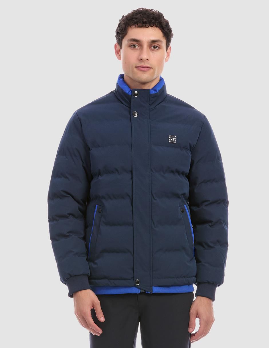 Chamarra acolchada con bolsillos para hombre Chamarra acolchada con bolsillos para hombre