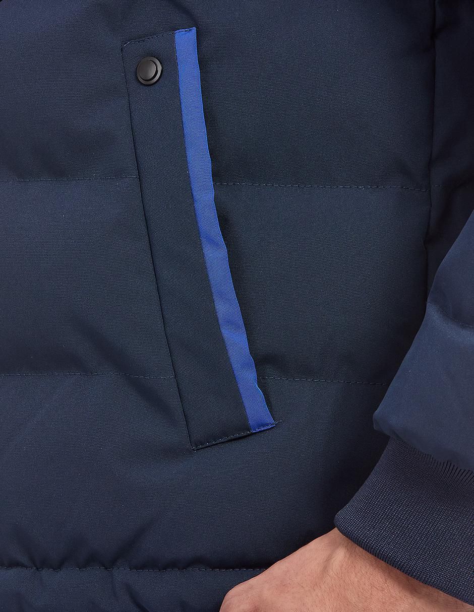 Chamarra acolchada con bolsillos para hombre 3