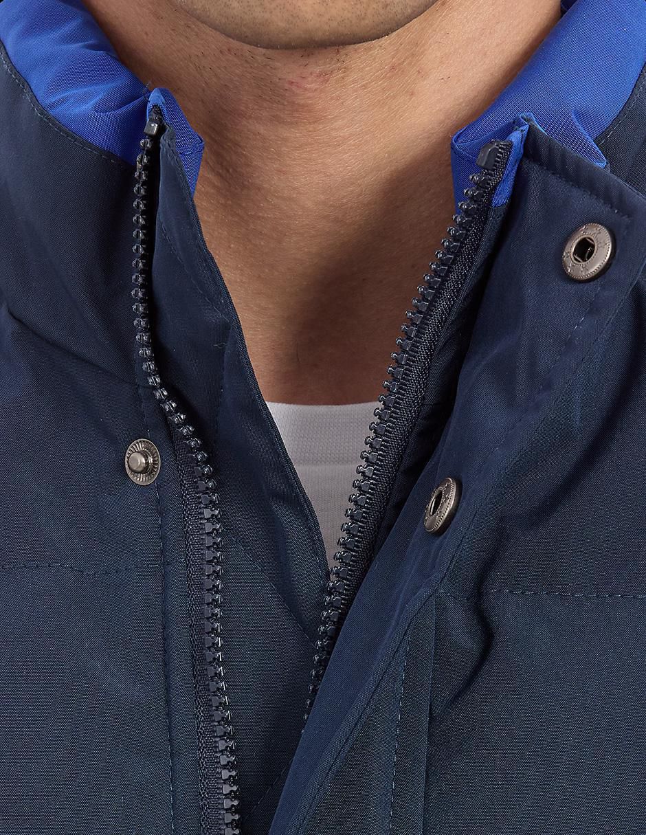 Chamarra acolchada con bolsillos para hombre 4