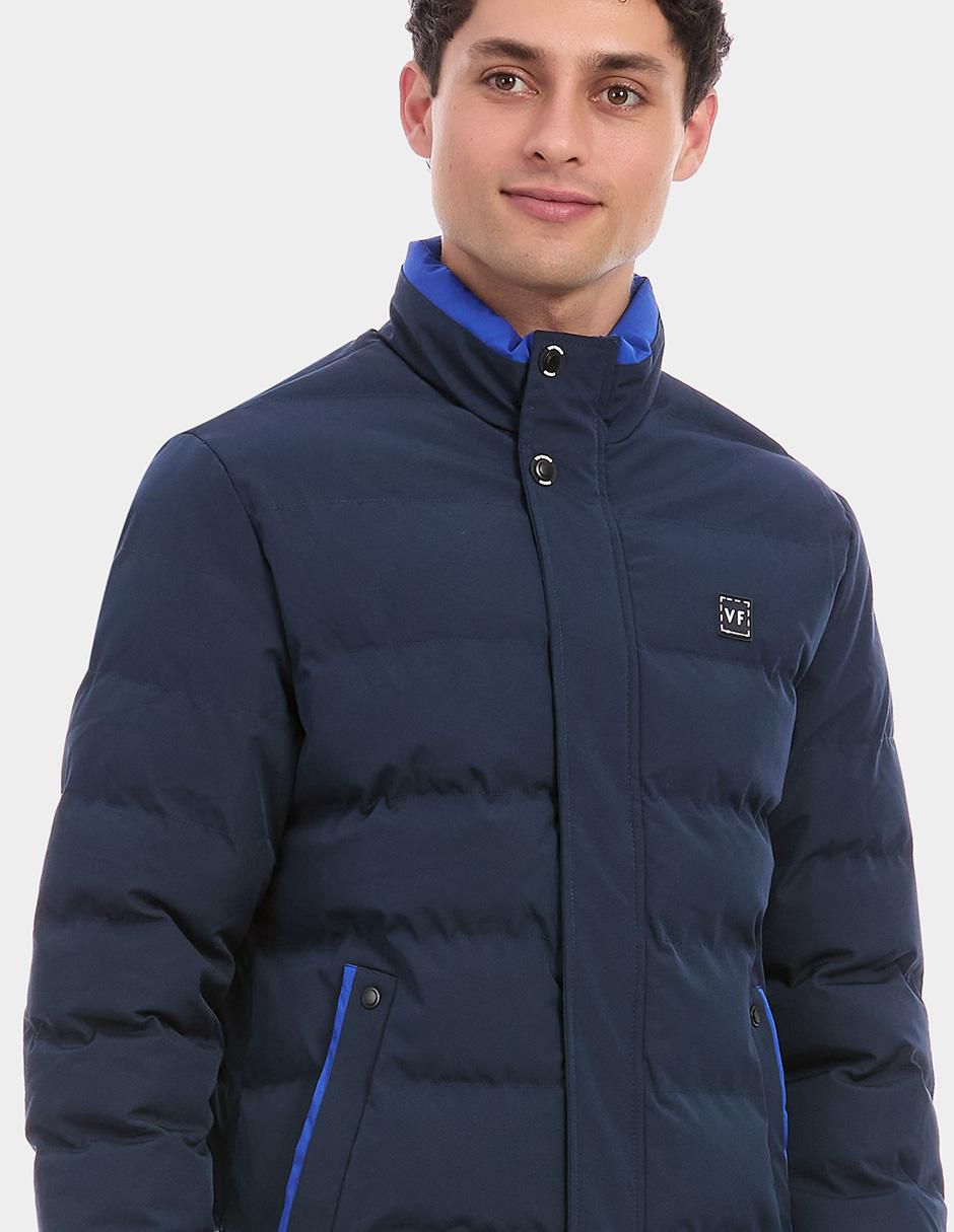 Chamarra acolchada con bolsillos para hombre 5