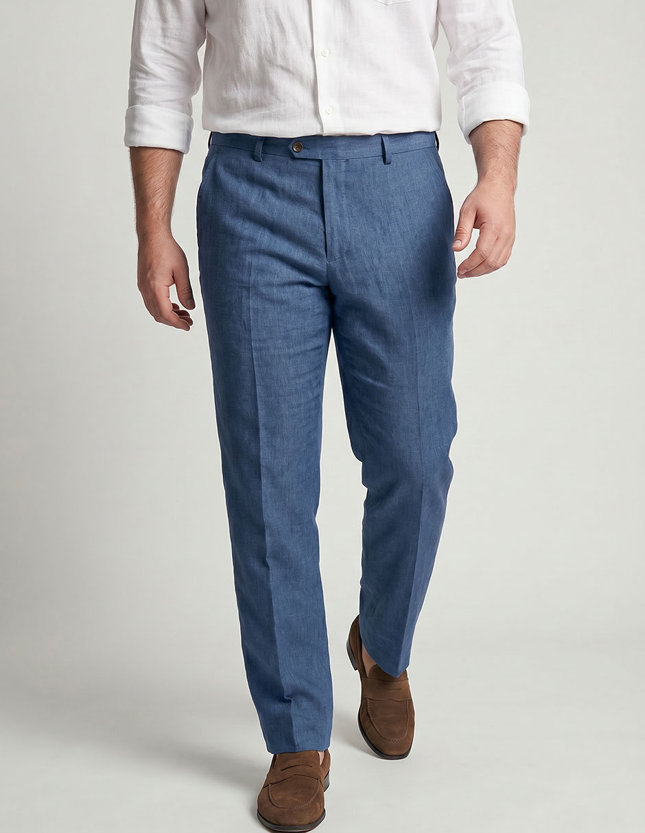Pantalón formal chislim ábito de lino para hombre