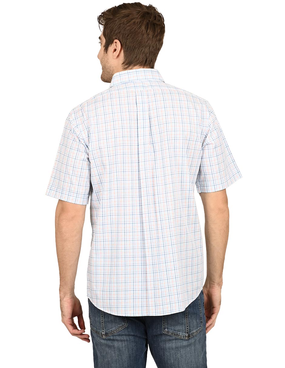 Camisa casual de algodón manga corta para hombre 3