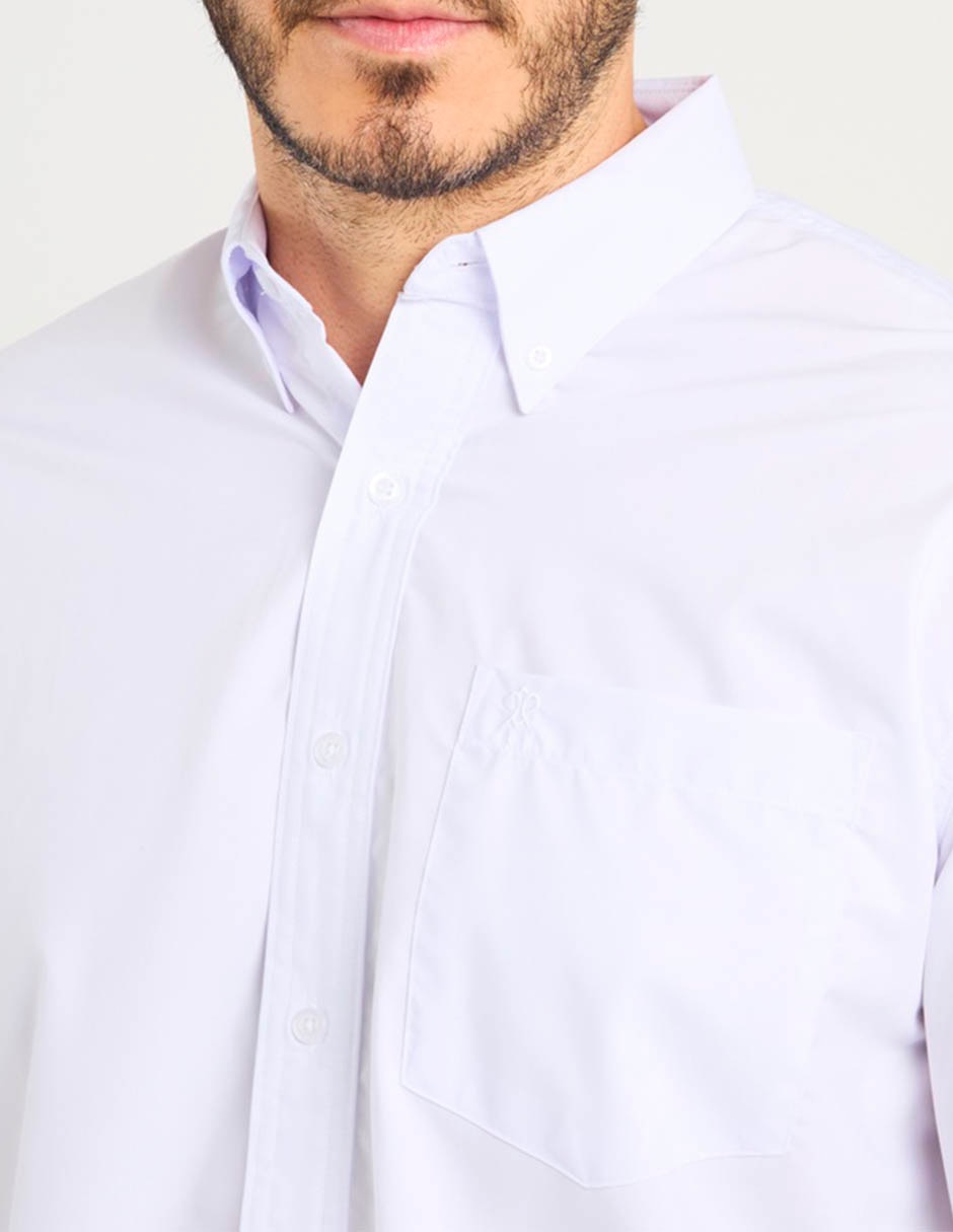 Camisa casual de algodón manga larga para hombre 9