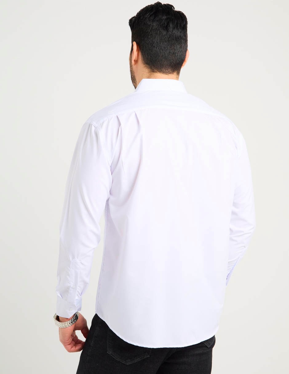 Camisa casual de algodón manga larga para hombre 11