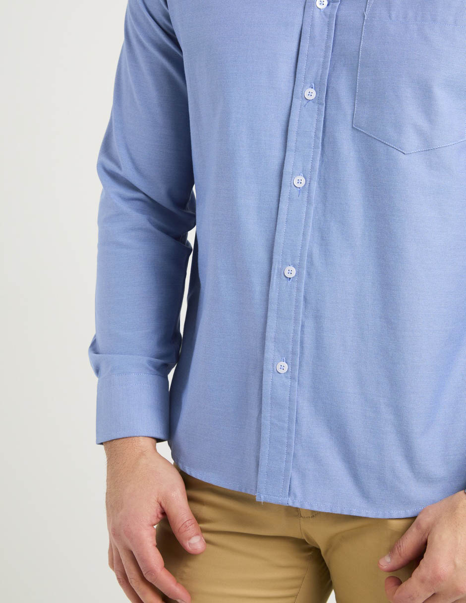 Camisa casual Regent Street manga larga para hombre