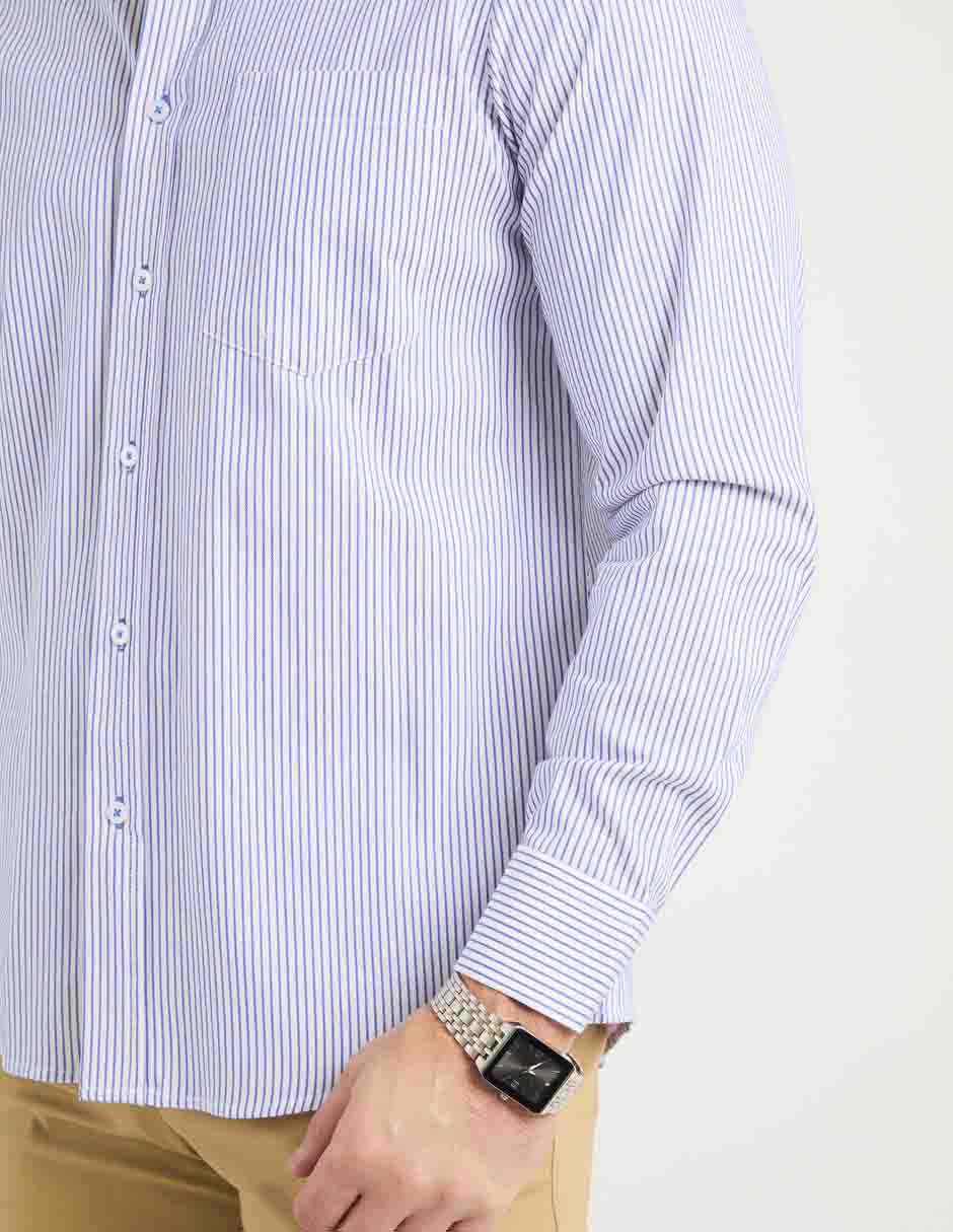Camisa casual de algodón manga larga para hombre 10