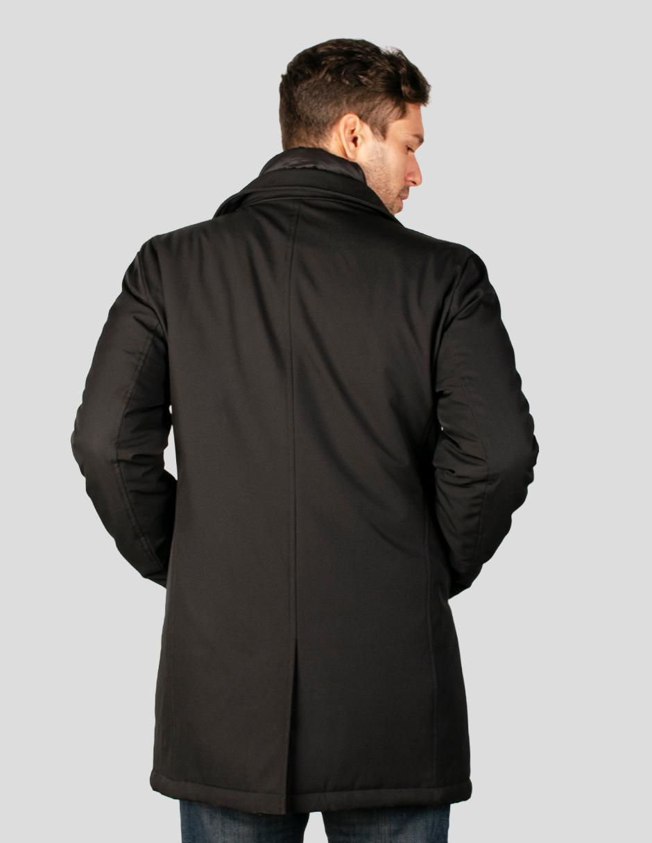 Chamarra parka cuello desmontable para hombre 6