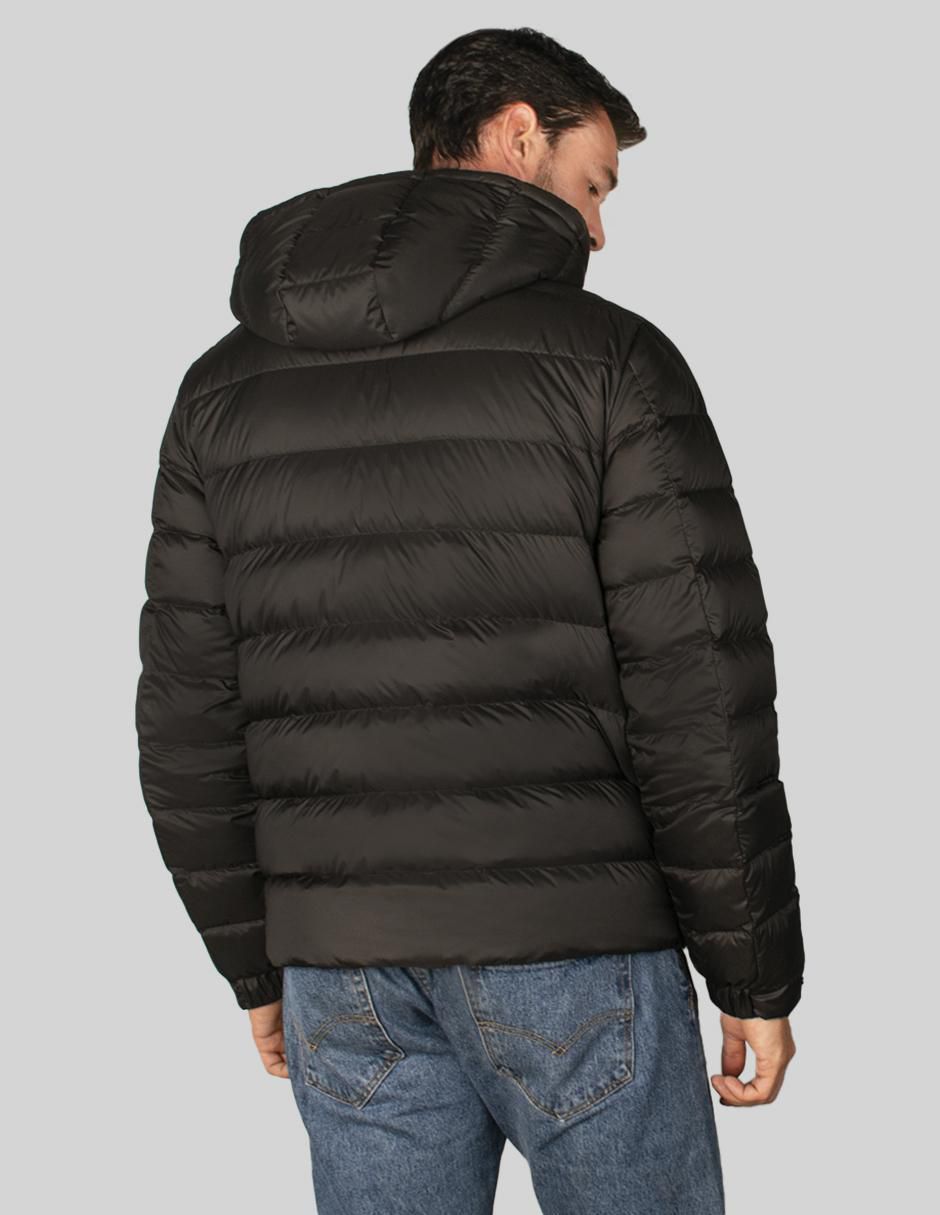 Chamarra capitonada capucha desmontable para hombre 6