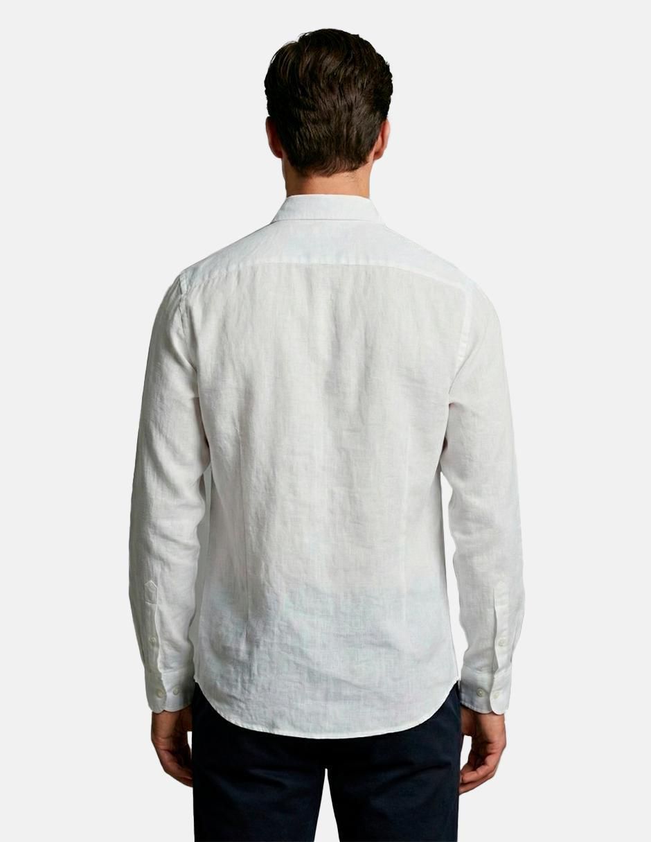 Camisa casual manga larga para hombre