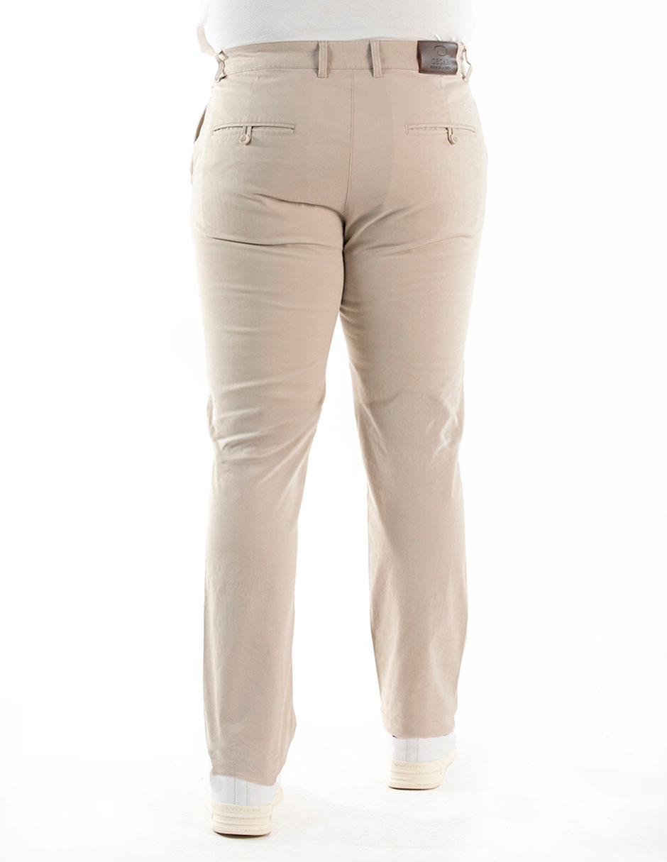 Pantalón regular de algodón para hombre 4