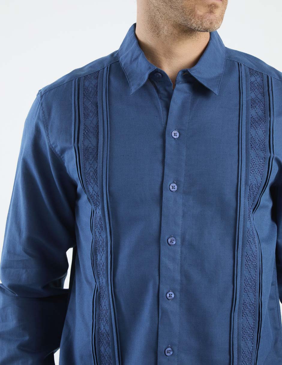 Guayabera manga larga Costavana para hombre