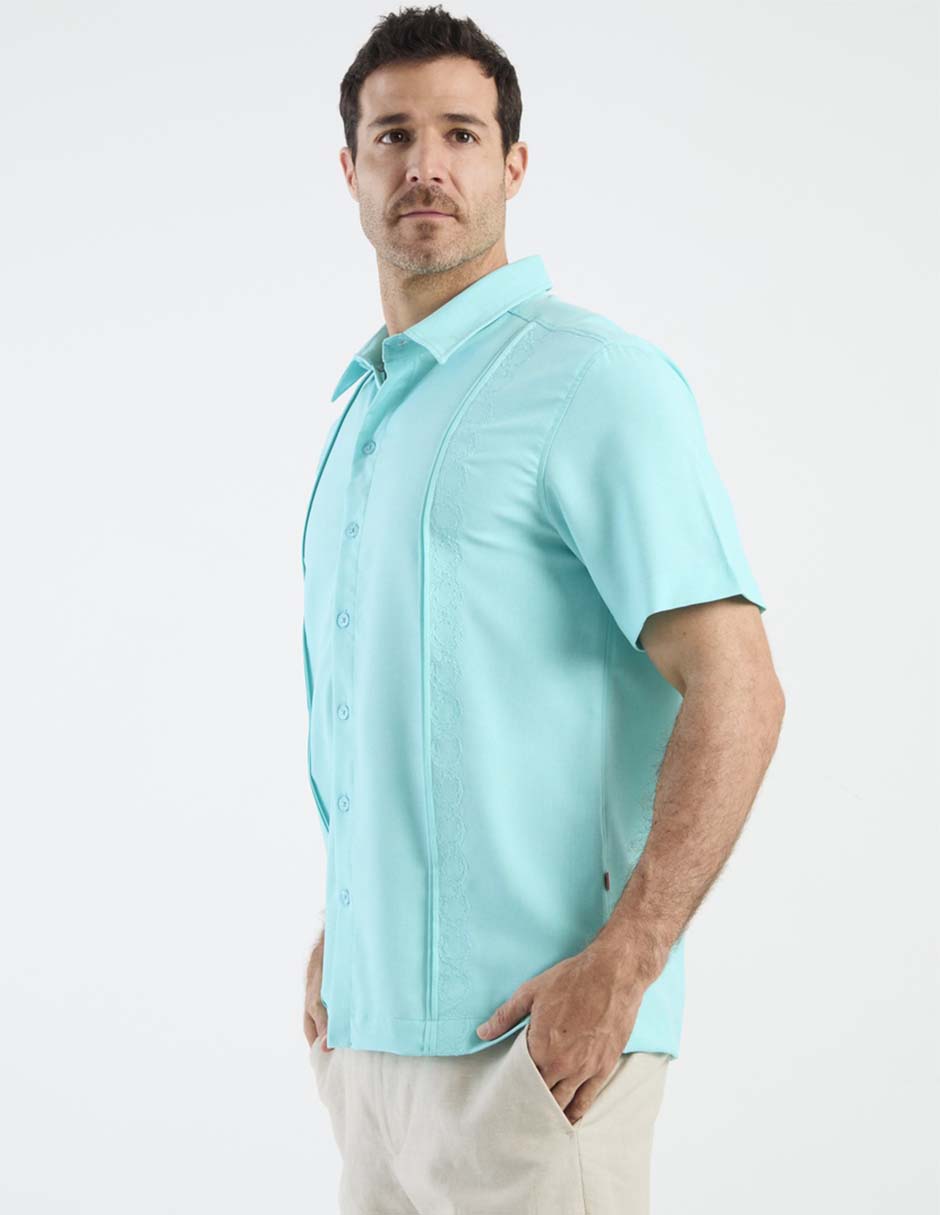Guayabera manga corta para hombre 1