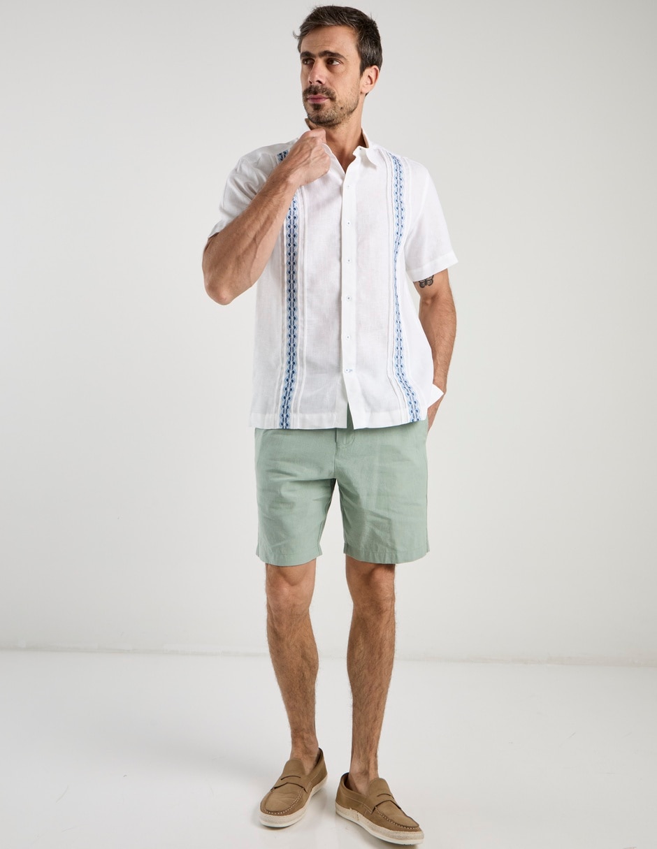 Bermuda de algodón para hombre 7