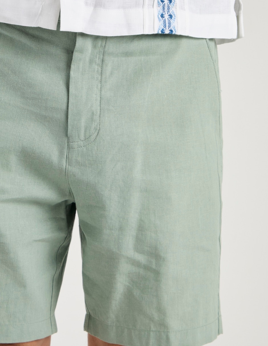 Bermuda de algodón para hombre 9