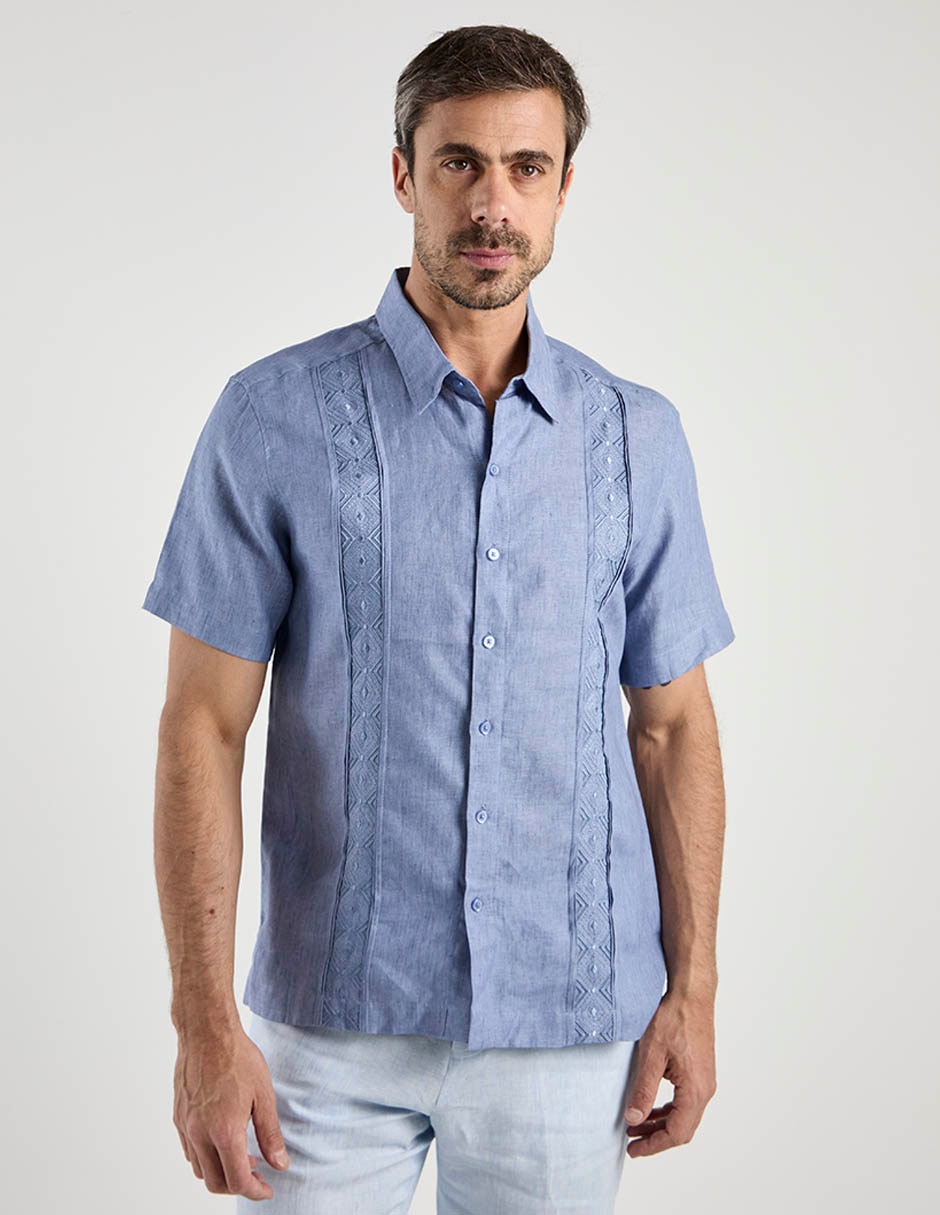 Guayabera manga corta para hombre Guayabera manga corta para hombre