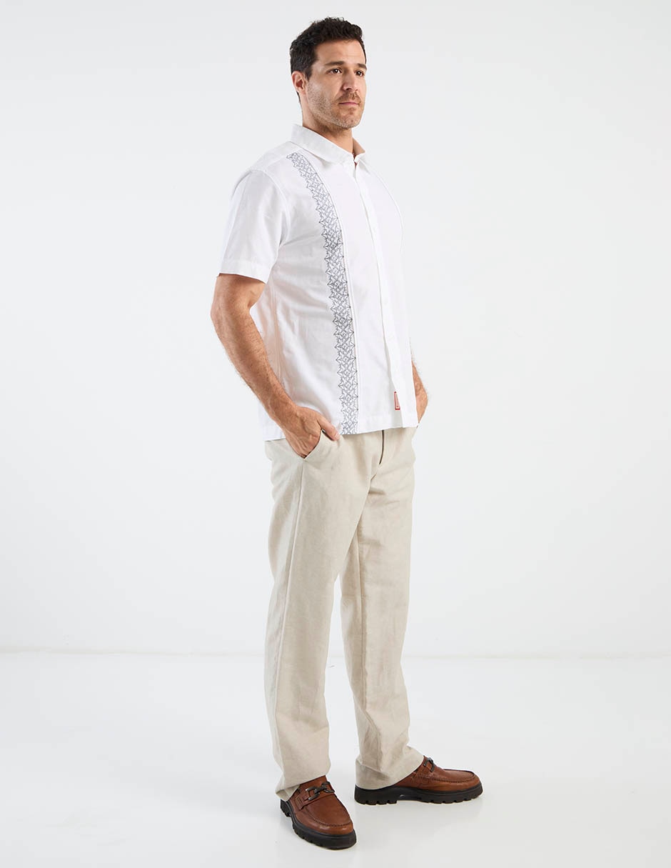 Guayabera manga corta marca Costavana para hombre