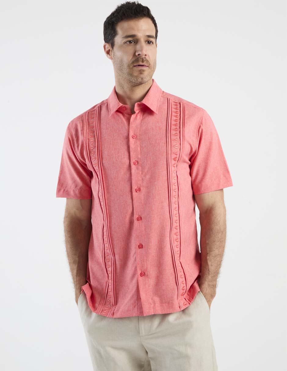 Guayabera manga corta para hombre 7