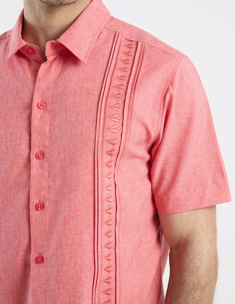 Guayabera manga corta para hombre 9