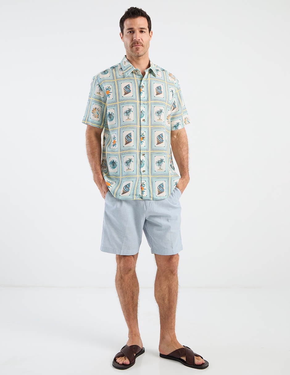 Bermuda de algodón para hombre 8