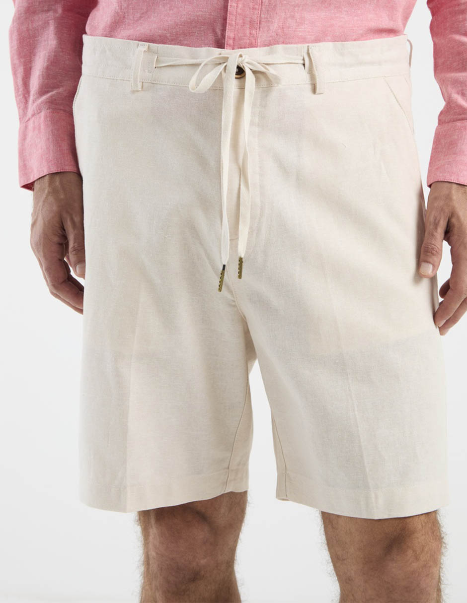 Bermuda de algodón para hombre