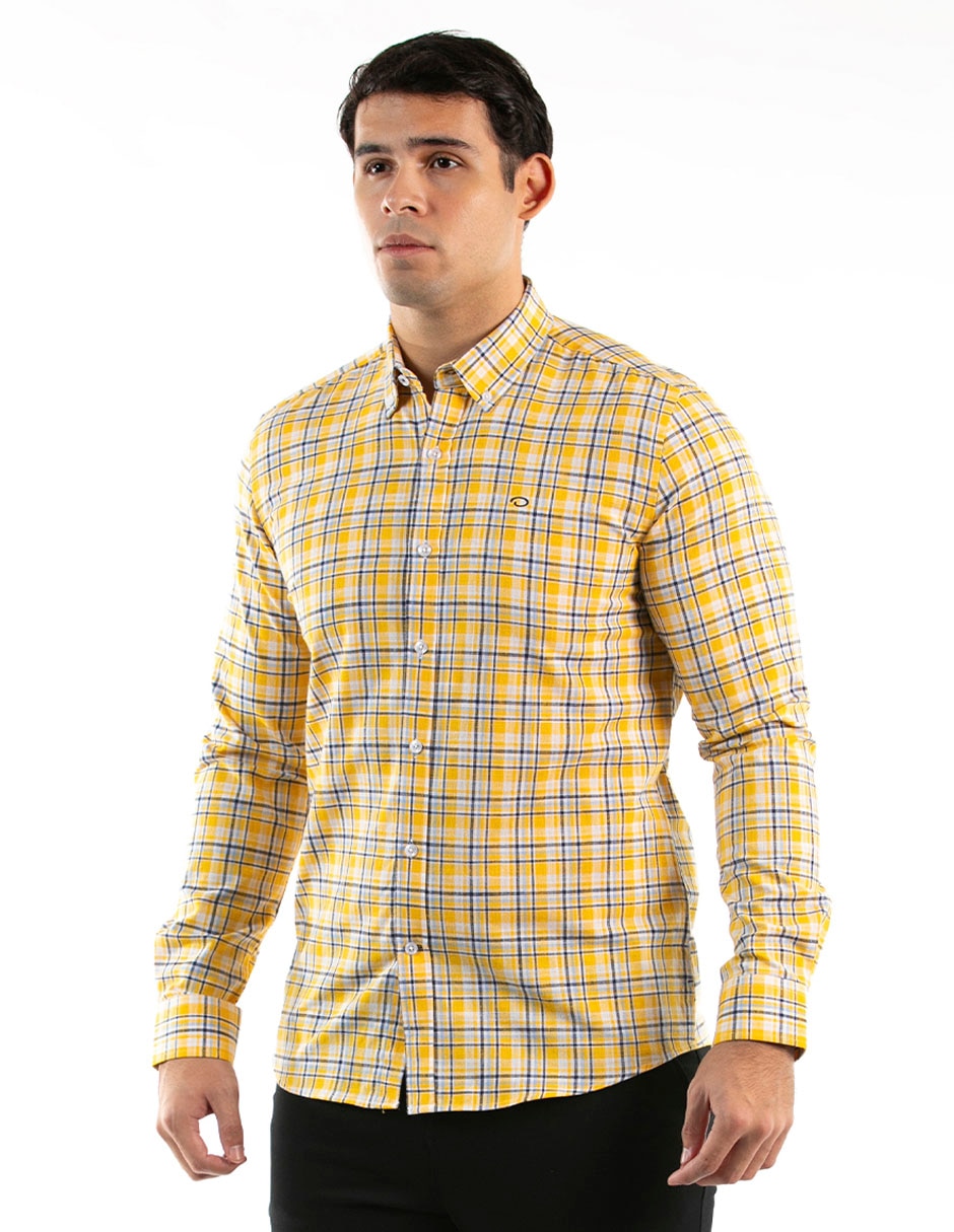 Camisa casual Oscar de la renta de manga larga para hombre Camisa casual Oscar de la renta de manga larga para hombre