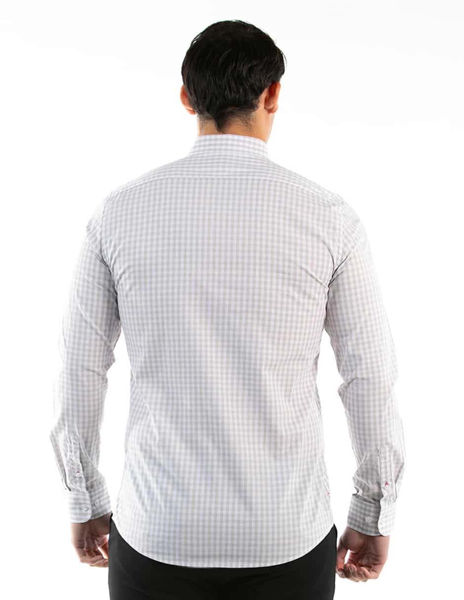 Camisa/Sobrecamisa Casual De (Si Aplica) Algodón Manga Larga Para Hombre 2