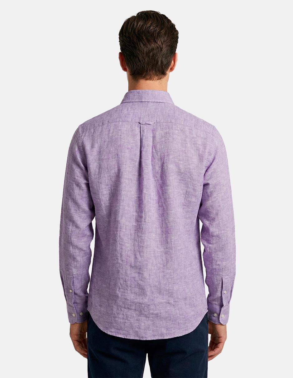 Camisa casual manga larga para hombre