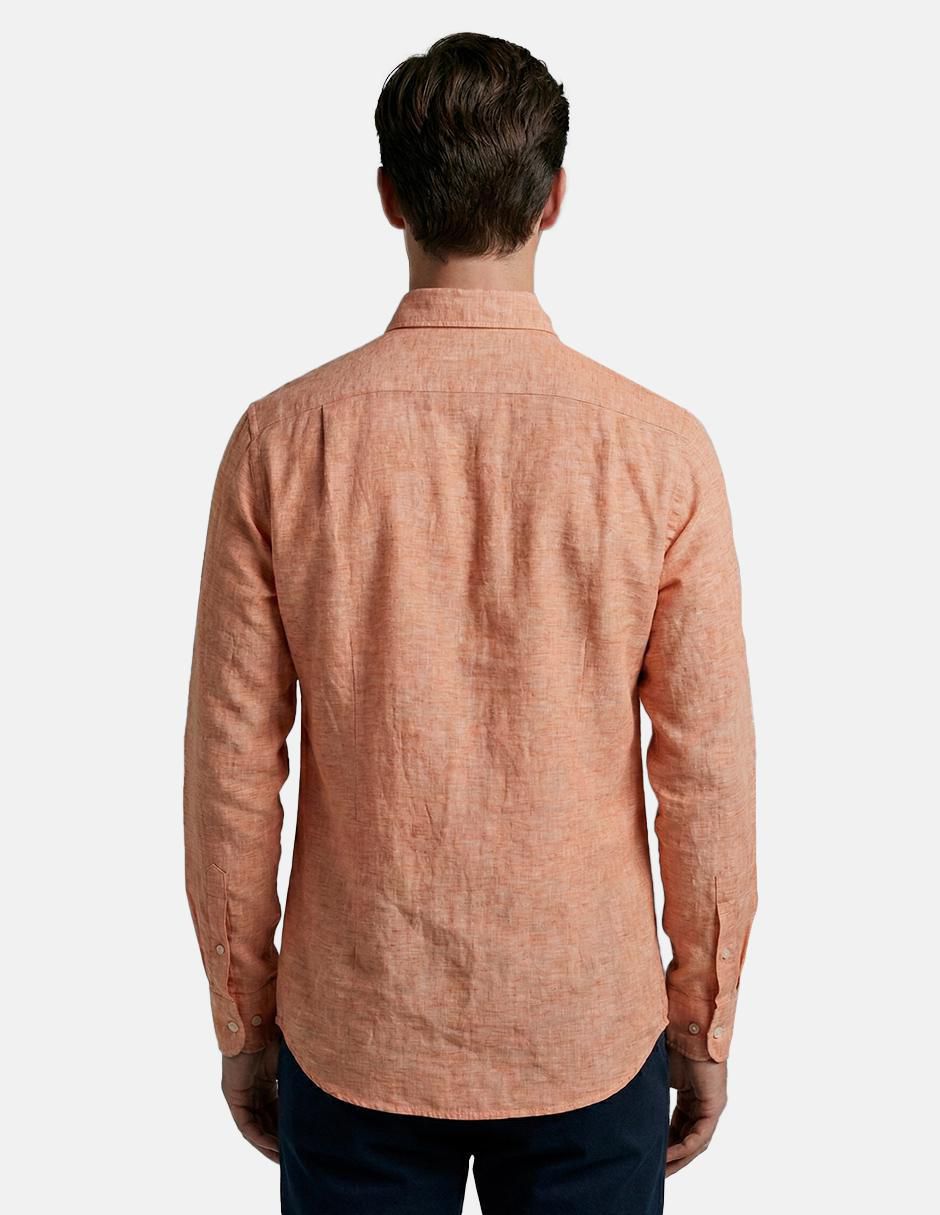 Camisa casual 98 Coast AV manga larga para hombre