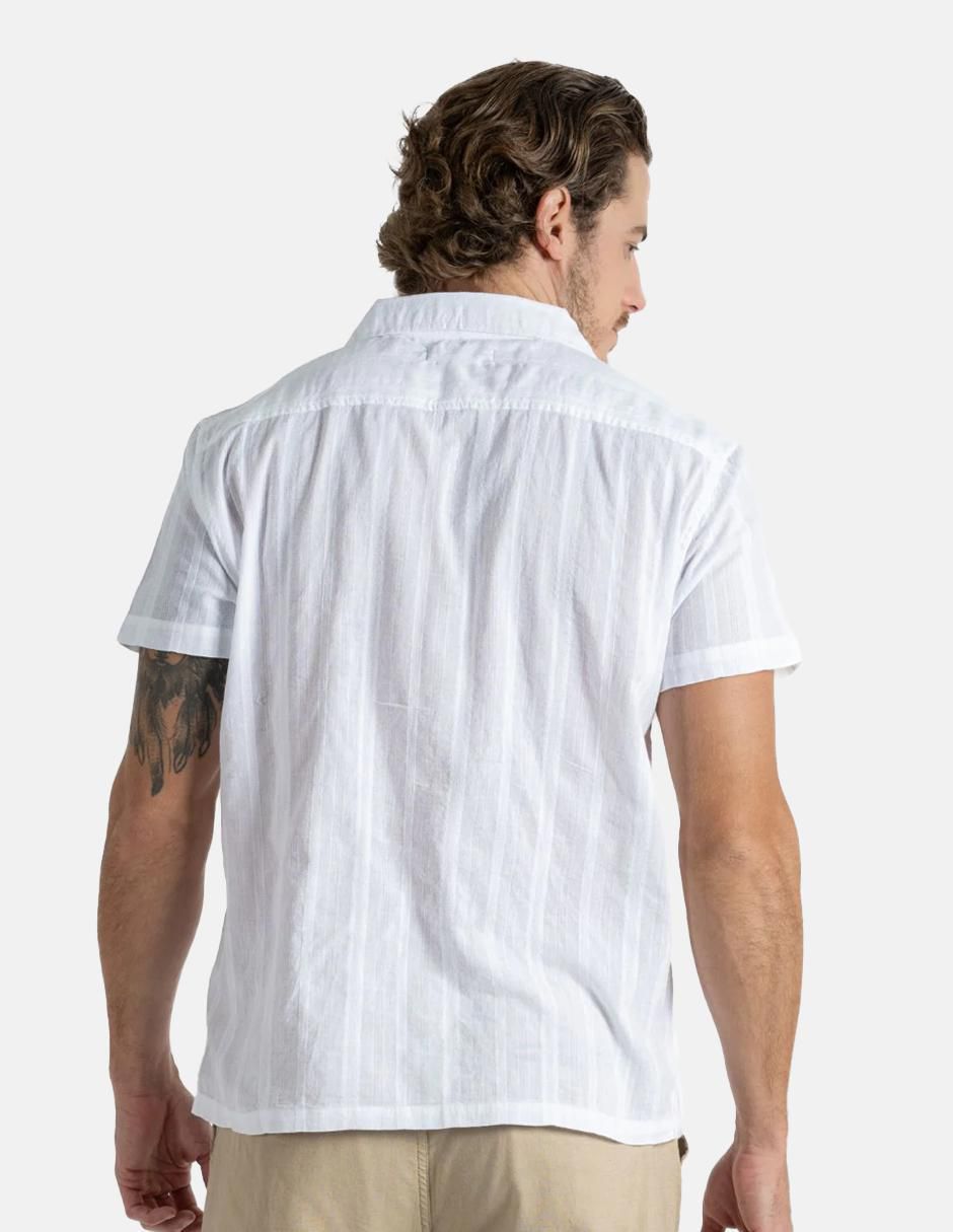 Camisa casual de algodón manga corta para hombre 3