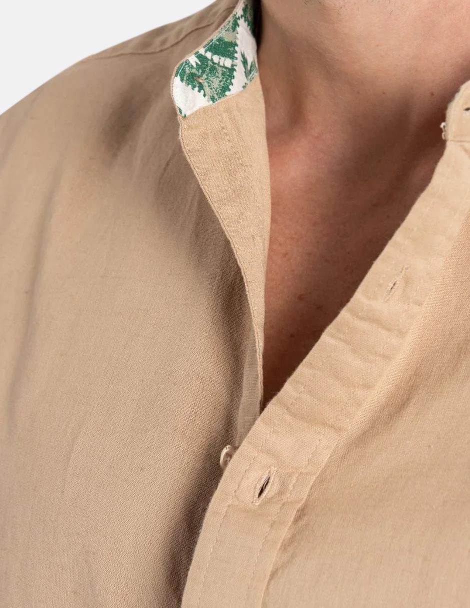 Camisa casual manga larga para hombre