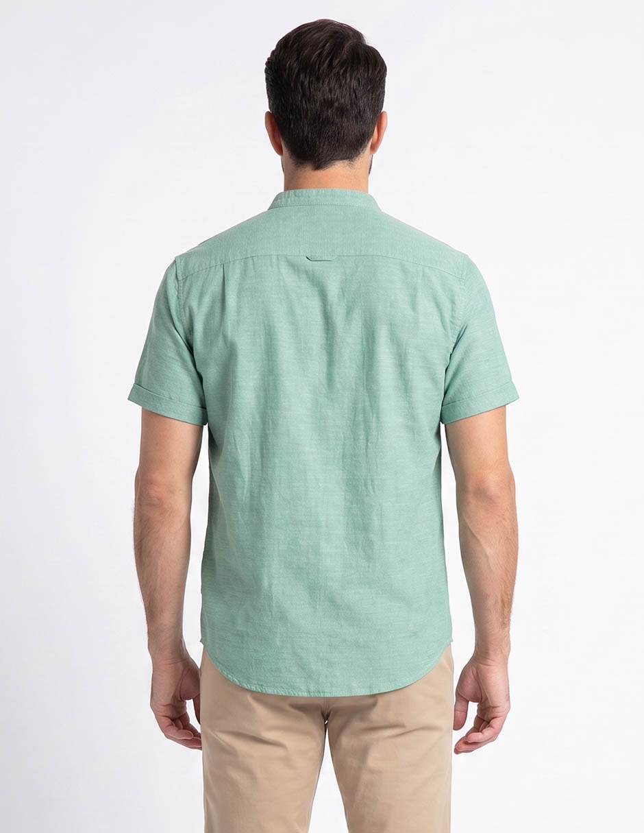 Camisa casual costavana manga corta para hombre