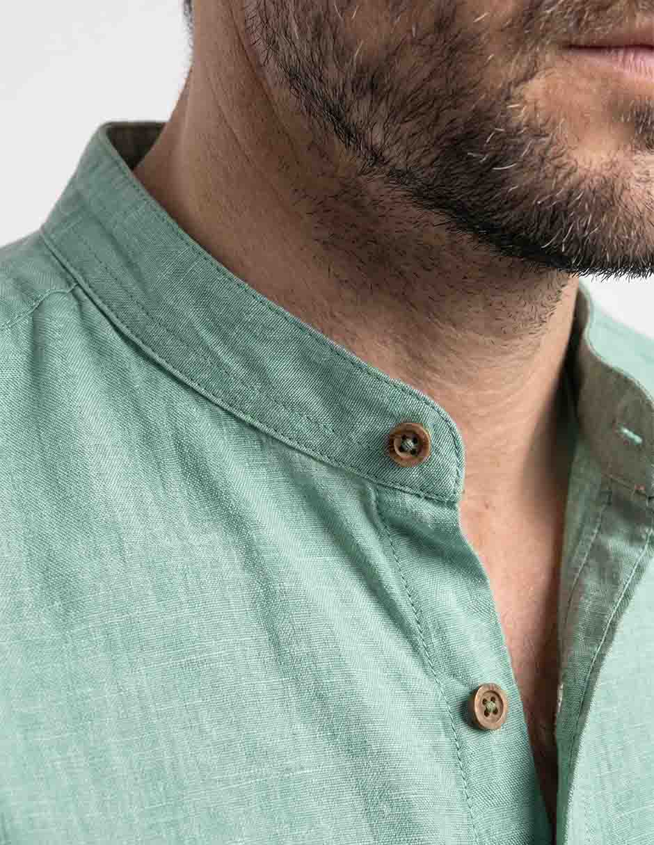 Camisa casual costavana manga corta para hombre