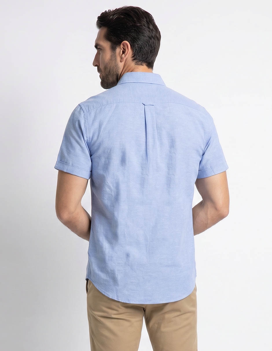 Camisa de vestir manga corta para hombre 2