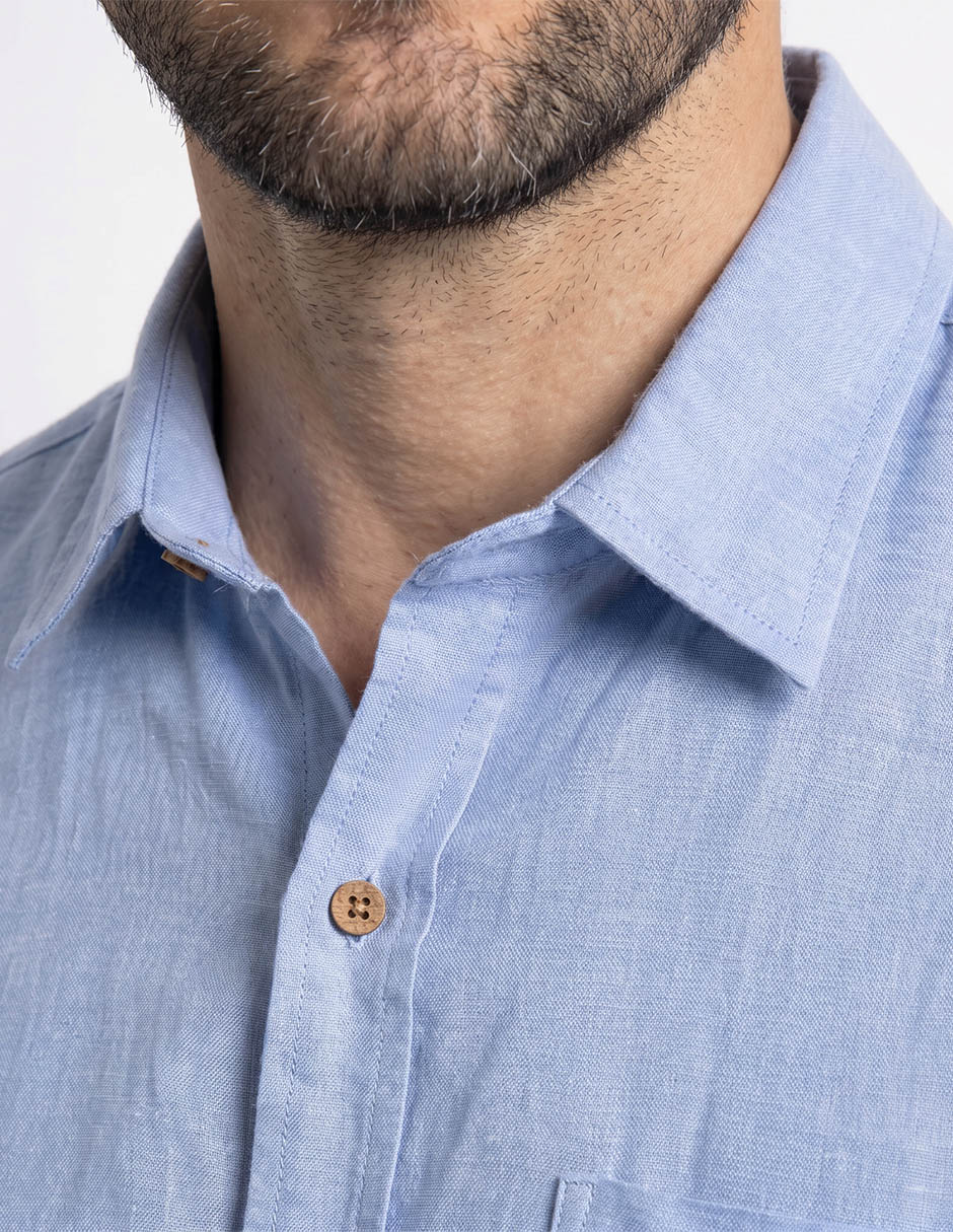 Camisa de vestir manga corta para hombre 4