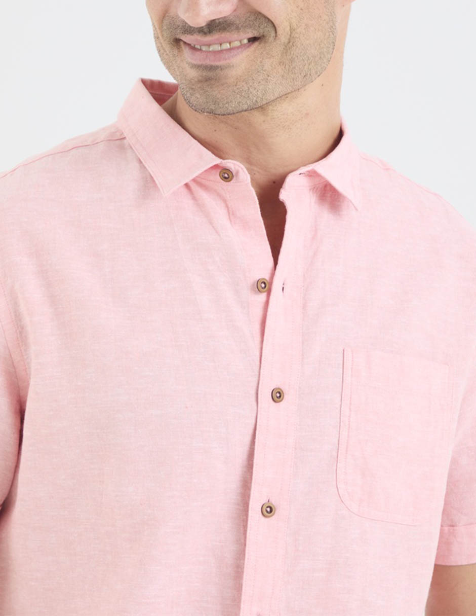 Camisa de vestir manga corta para hombre 4
