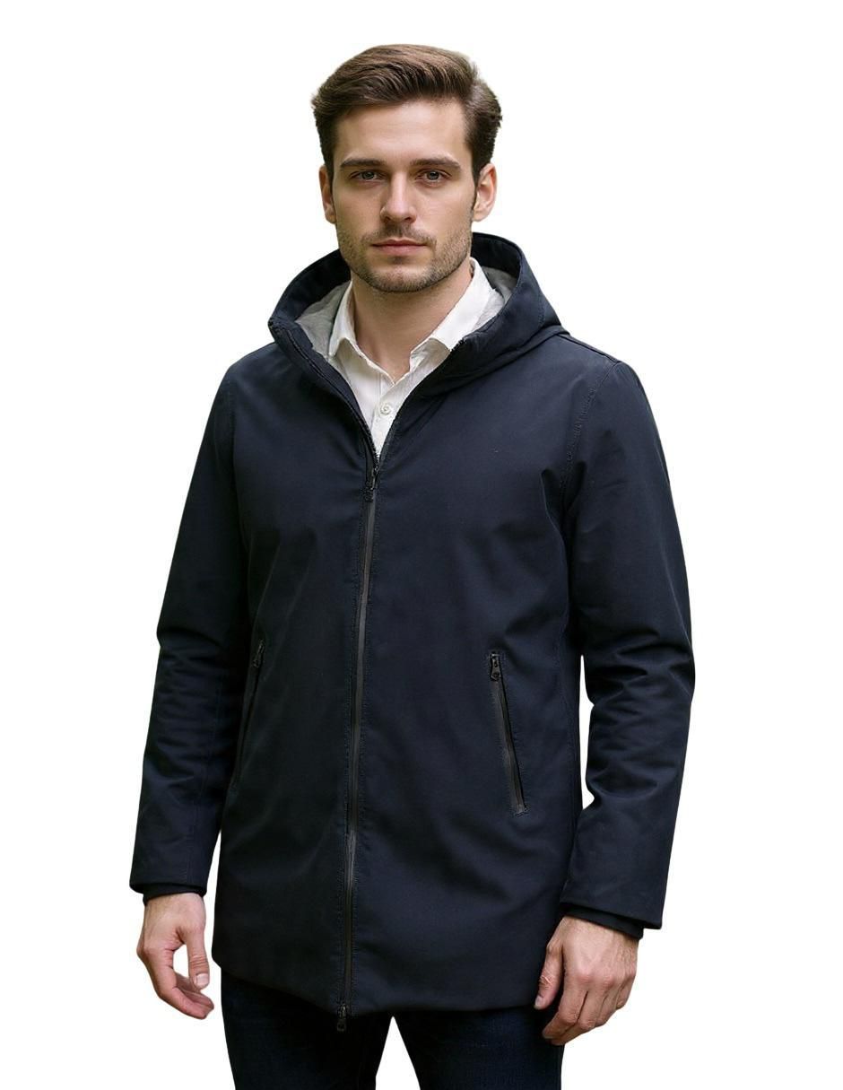 Chamarra casual con capucha para hombre Chamarra casual con capucha para hombre