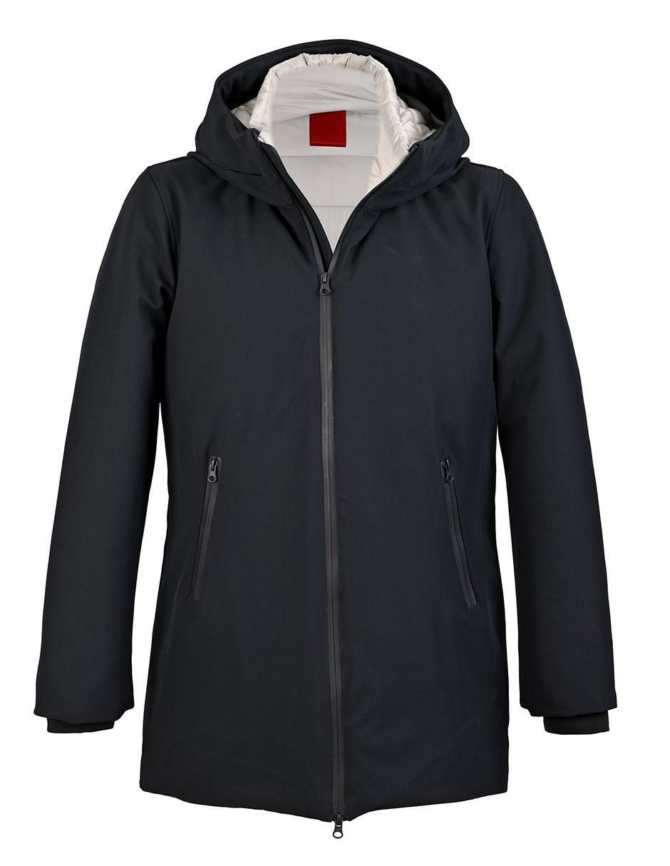 Chamarra casual con capucha para hombre