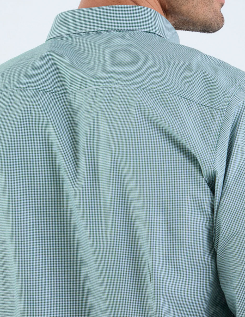 Camisa business casual Dioro de algodón manga larga para hombre