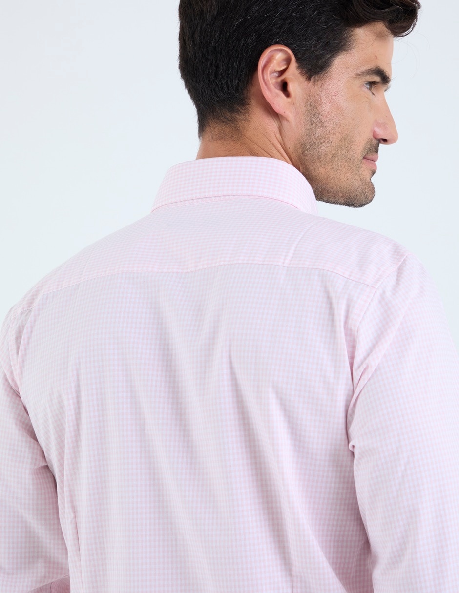 Camisa business casual de algodón manga larga para hombre 5