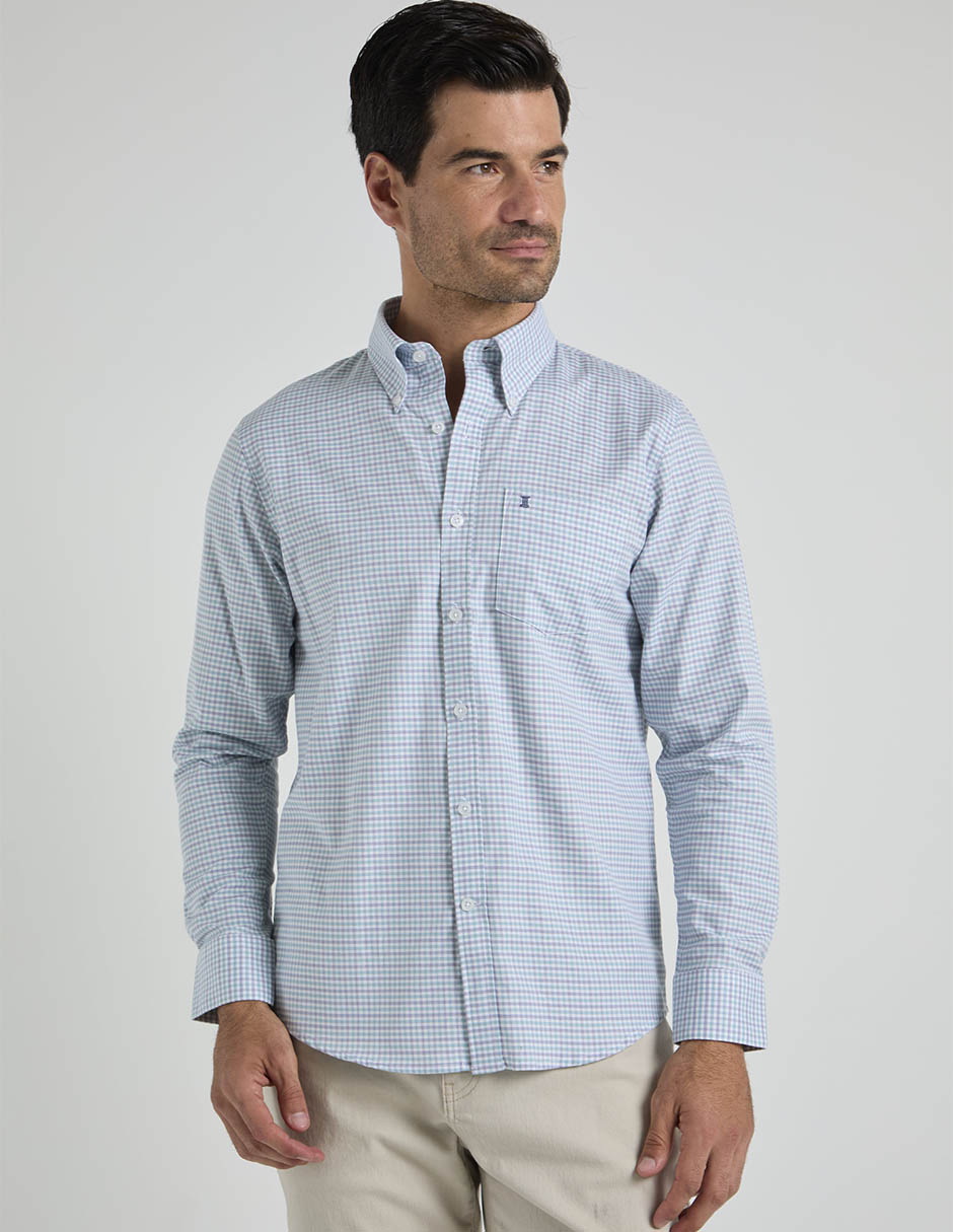 "camisa/sobrecamisa" casual "de" (si aplica) algodón "manga" larga "para hombre" 2